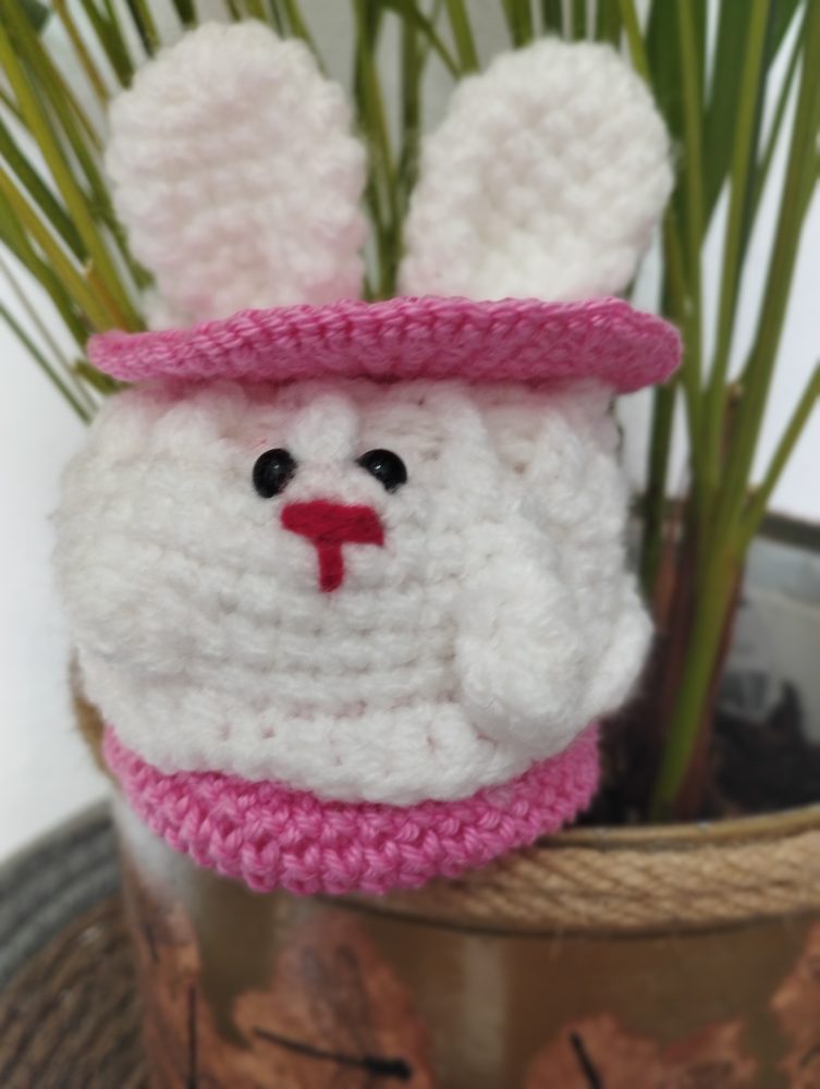 Crocheted bunny